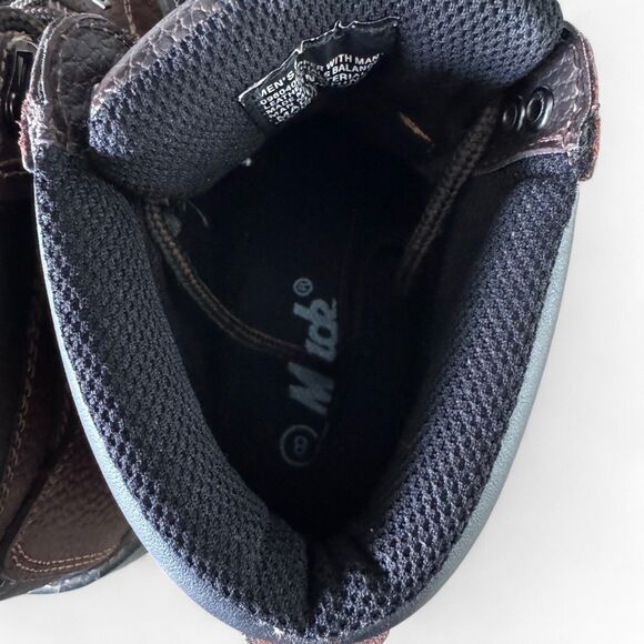 Mack Gorman Steel Toe Work Boots Men’s 8 Brown Leather Oil Resistant Durable - Picture 13 of 14